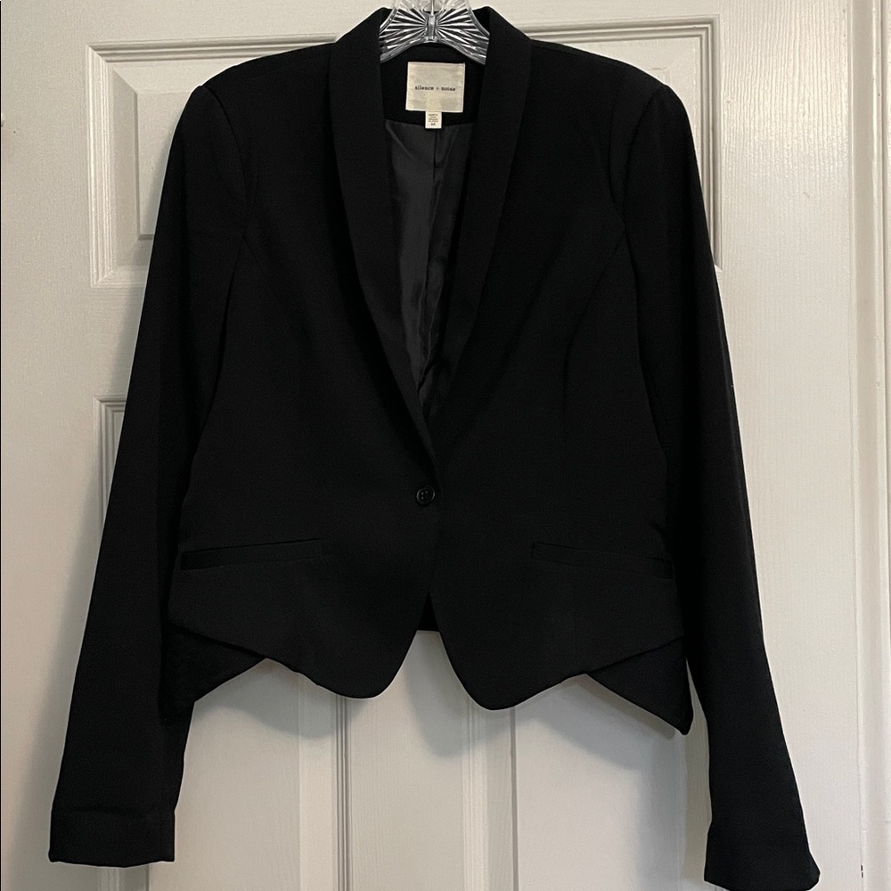 Silence + Noise Classic Black Blazer